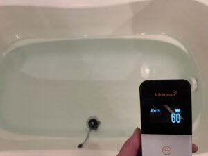 風呂釜洗浄（作業後測定）
